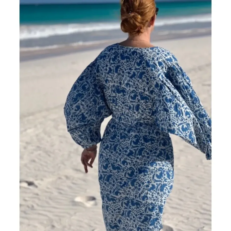 Pomegranate Inc Amaranth Blue Everywhere Dress^ Everyday Dresses