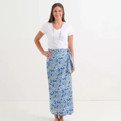 Pomegranate Inc Amaranth Blue Wrap Skirt^ Pants & Skirts