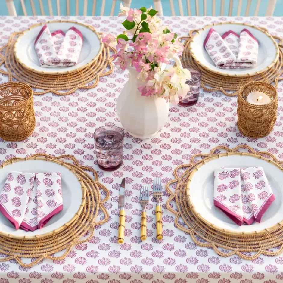 Pomegranate Inc Anika Fuchsia Napkin | Set of 4^ Napkins