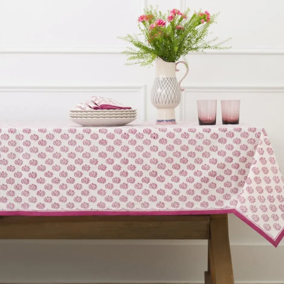 Pomegranate Inc Anika Fuchsia Tablecloth^ Tablecloths