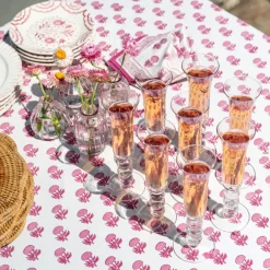 Pomegranate Inc Bauble Barware Flute Glass | Set of 4^ Glassware & Barware