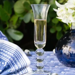 Pomegranate Inc Bauble Barware Flute Glass | Set of 4^ Glassware & Barware