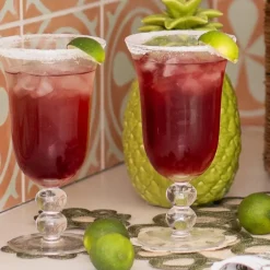 Pomegranate Inc Bauble Barware Margarita Glass | Set of 4^ Glassware & Barware