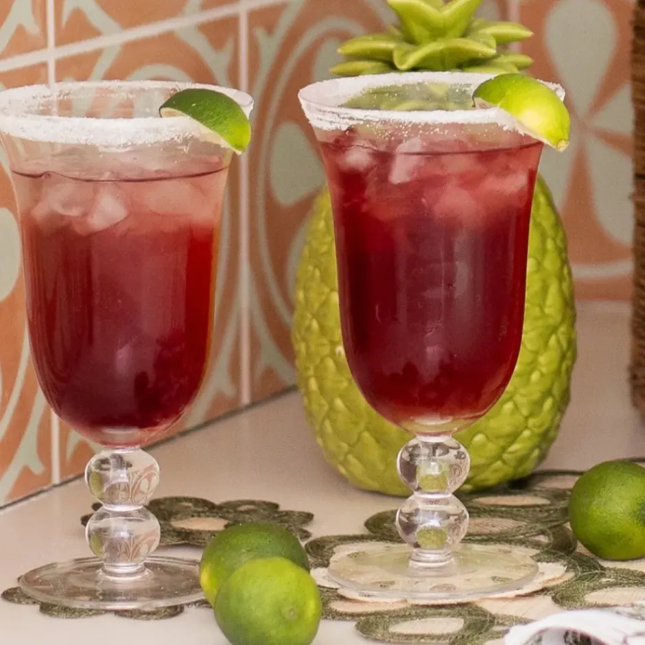 Pomegranate Inc Bauble Barware Margarita Glass | Set of 4^ Glassware & Barware