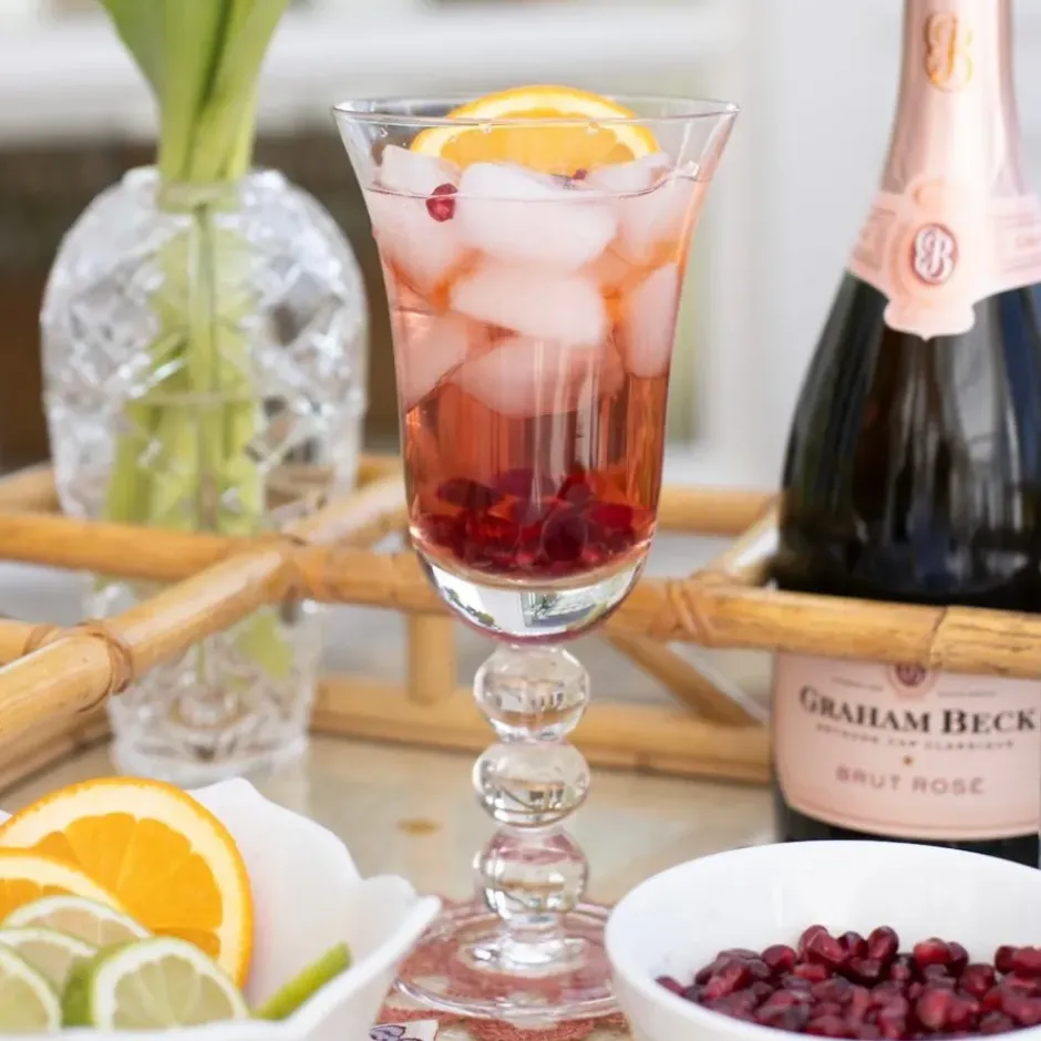 Pomegranate Inc Bauble Barware Spritz Glass | Set of 4^ Glassware & Barware