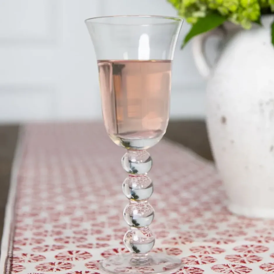 Pomegranate Inc Bauble Barware Wine Glass | Set of 4^ Glassware & Barware
