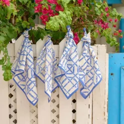 Pomegranate Inc Blue Bamboo Napkin | Set of 4^ Napkins
