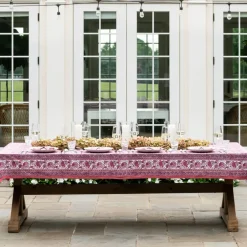 Pomegranate Inc Bohemian Floral Dusty Rose Tablecloth^ Tablecloths