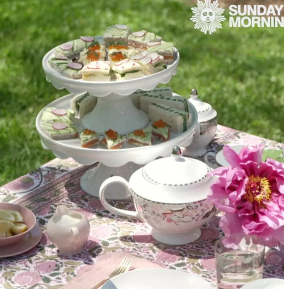 Pomegranate Inc Bohemian Floral Moss & Mauve Tablecloth^ Tablecloths