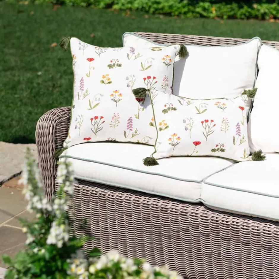 Pomegranate Inc Botanical Garden Throw Pillow Cover^ Quilts, Pillows & Throws