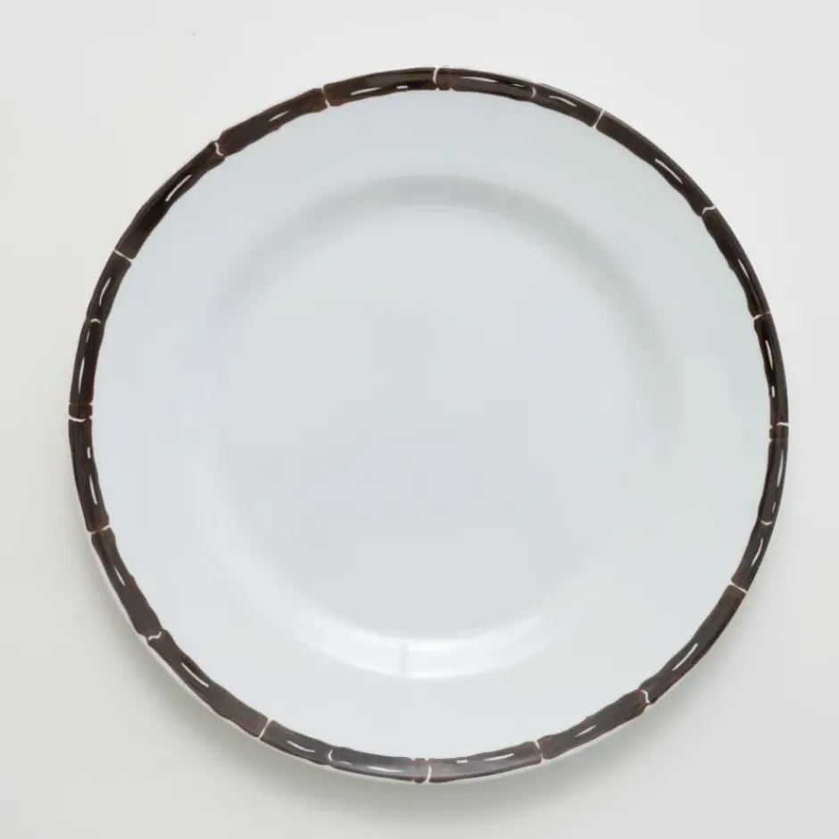 Pomegranate Inc Brown Bamboo Melamine Dinner Plate | Set of 6^ Dinnerware