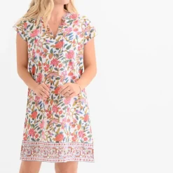 Pomegranate Inc Cabana Garden Cap Sleeve Dress^ Everyday Dresses