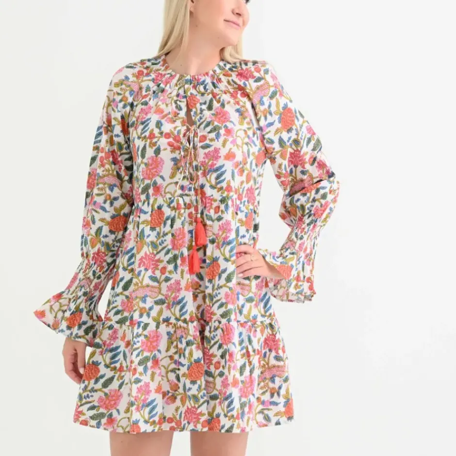 Pomegranate Inc Cabana Garden Long Sleeve Flounce Dress^ Everyday Dresses