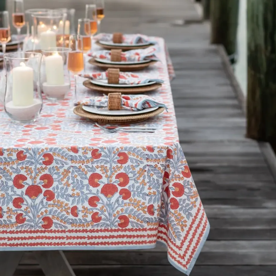 Pomegranate Inc Cactus Flower Ivory Tablecloth^ Tablecloths
