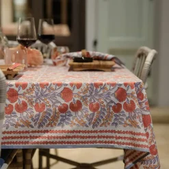 Pomegranate Inc Cactus Flower Ivory Tablecloth^ Tablecloths