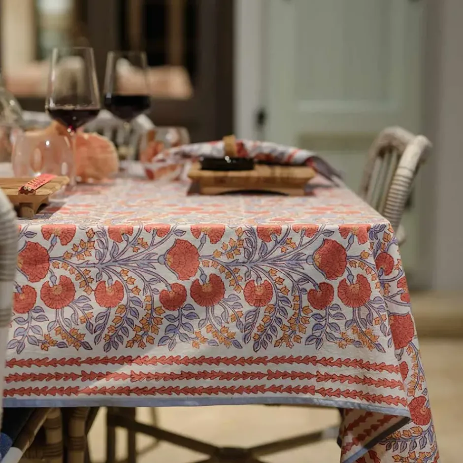 Pomegranate Inc Cactus Flower Ivory Tablecloth^ Tablecloths