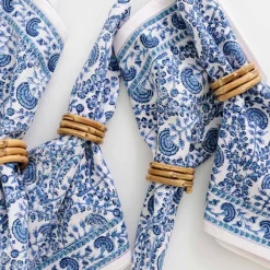 Pomegranate Inc Caroline Blue Napkin | Set of 4^ Napkins