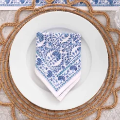 Pomegranate Inc Caroline Blue Napkin | Set of 4^ Napkins