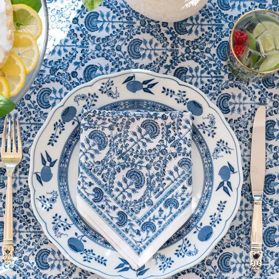 Pomegranate Inc Caroline Blue Napkin | Set of 4^ Napkins