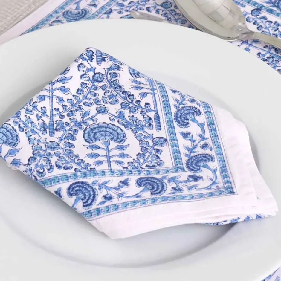 Pomegranate Inc Caroline Blue Placemat | Set of 4^ Printed Placemats