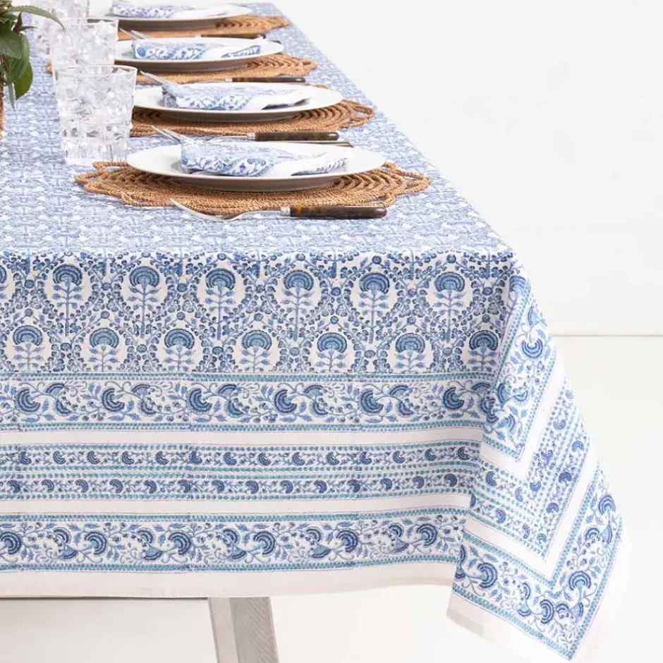 Pomegranate Inc Caroline Blue Tablecloth^ Tablecloths