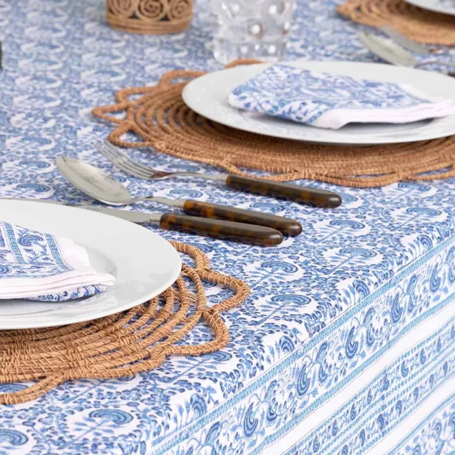 Pomegranate Inc Caroline Blue Tablecloth^ Tablecloths