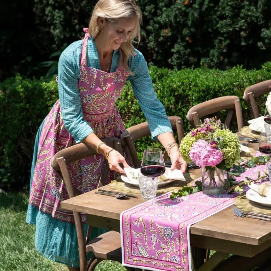 Pomegranate Inc Climbing Dahlia Lilac Apron^ Aprons