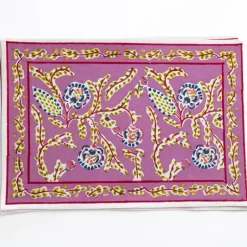 Pomegranate Inc Climbing Dahlia Lilac Placemat | Set of 4^ Printed Placemats