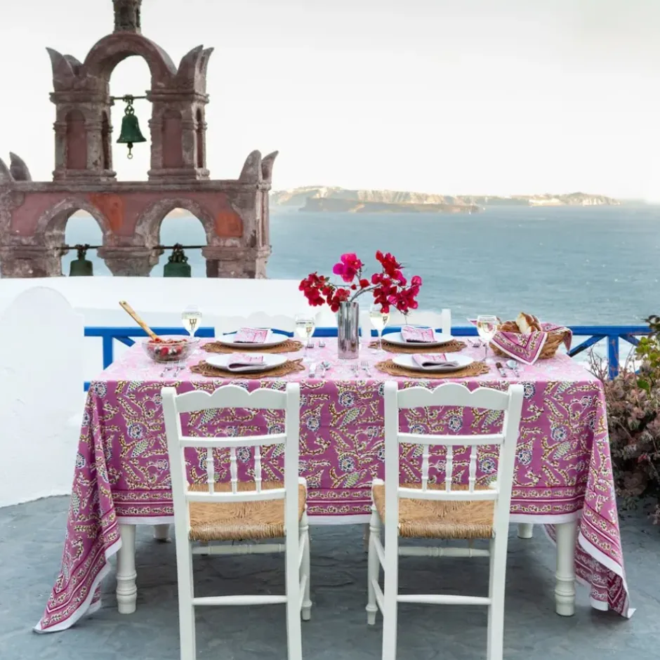 Pomegranate Inc Climbing Dahlia Lilac Tablecloth^ Tablecloths