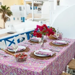 Pomegranate Inc Climbing Dahlia Lilac Tablecloth^ Tablecloths