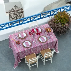 Pomegranate Inc Climbing Dahlia Lilac Tablecloth^ Tablecloths