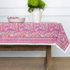 Pomegranate Inc Climbing Dahlia Lilac Tablecloth^ Tablecloths