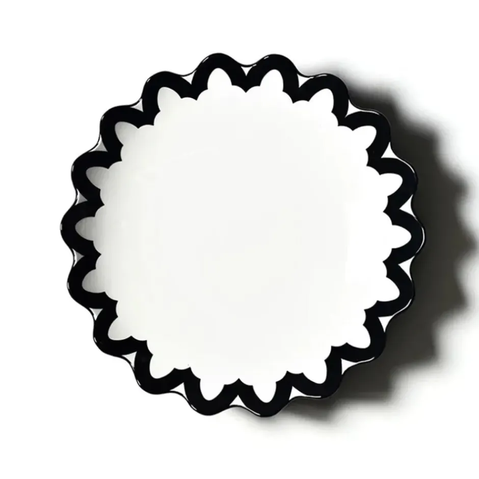 Pomegranate Inc Coton Colors Arabesque Scalloped Pasta Bowl^ Dinnerware