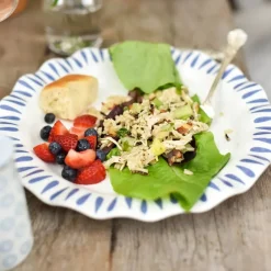 Pomegranate Inc Coton Colors Wedgewood Plate^ Dinnerware