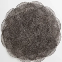 Pomegranate Inc Dark Oak Woven Cloud Placemat | Set of 4^ Woven Placemats