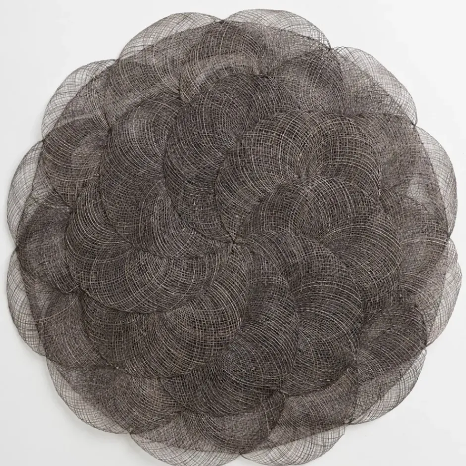 Pomegranate Inc Dark Oak Woven Cloud Placemat | Set of 4^ Woven Placemats
