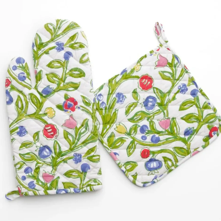 Pomegranate Inc Emma Oven Mitt Set^ Oven Mitts