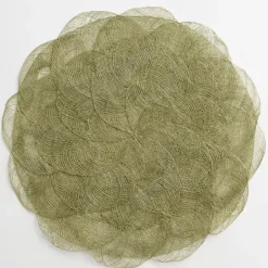 Pomegranate Inc Fern Woven Cloud Placemat | Set of 4^ Woven Placemats