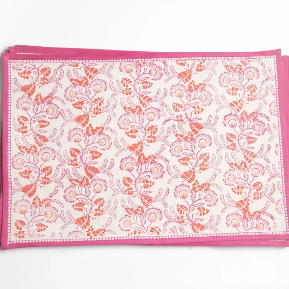 Pomegranate Inc Gardenia Vine Berry Placemat | Set of 4^ Printed Placemats