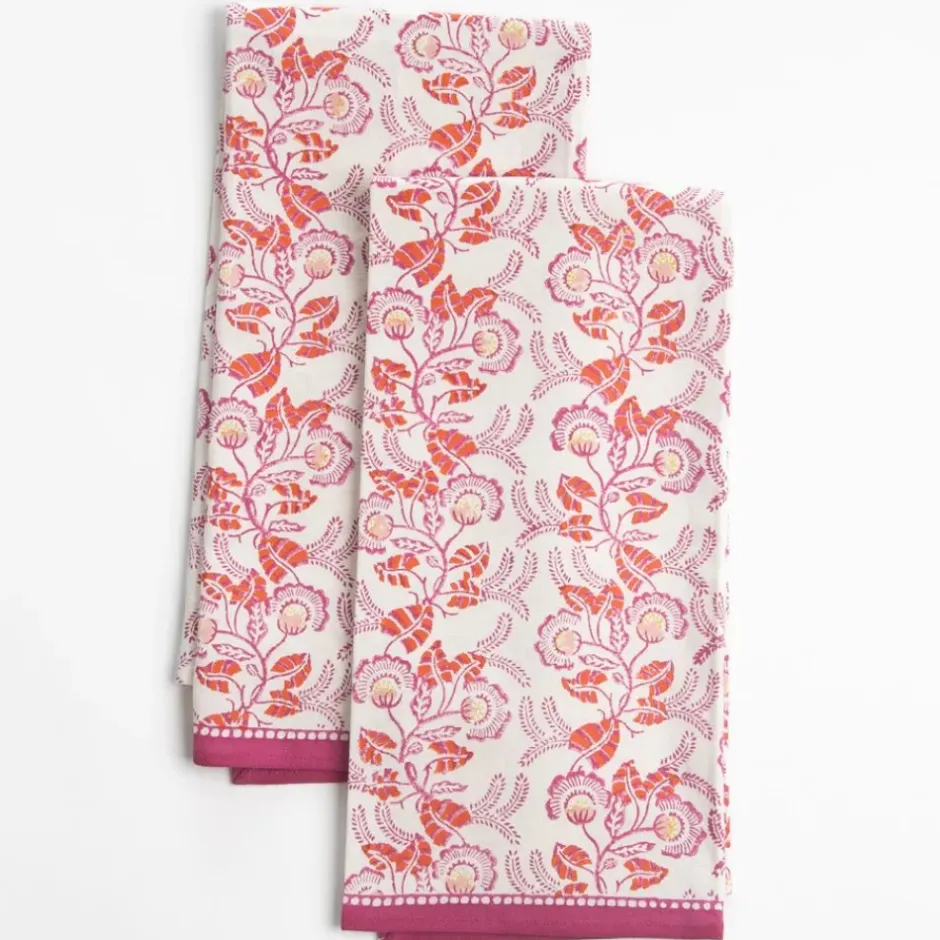 Pomegranate Inc Gardenia Vine Berry Tea Towels^ Tea Towels