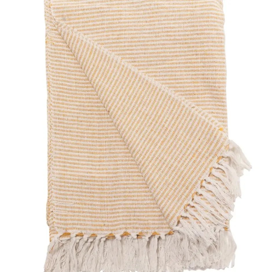 Pomegranate Inc Golden Rod Woven Throw^ Quilts, Pillows & Throws