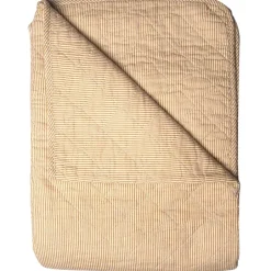 Pomegranate Inc Golden Wheat Stripe Quilt^ Quilts, Pillows & Throws