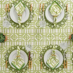 Pomegranate Inc Green Bamboo Tablecloth^ Tablecloths