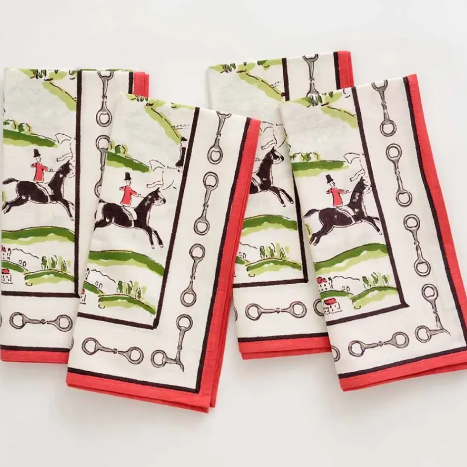 Pomegranate Inc Hunt Scene Napkins^ Napkins