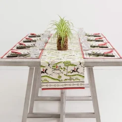 Pomegranate Inc Hunt Scene Table Runner^ Table Runners