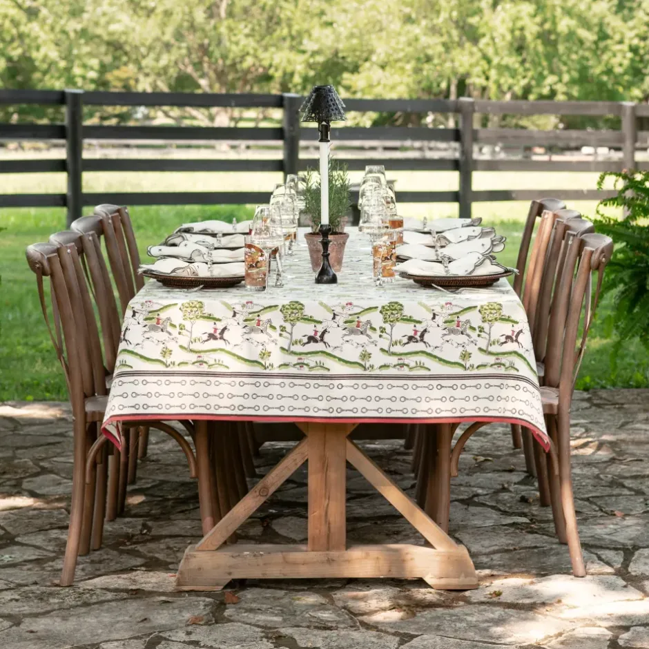Pomegranate Inc Hunt Scene Tablecloth^ Tablecloths