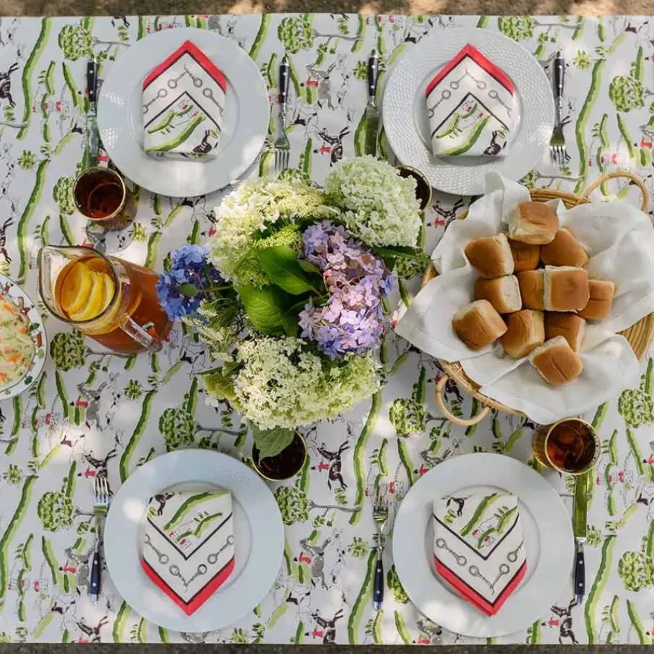 Pomegranate Inc Hunt Scene Tablecloth^ Tablecloths