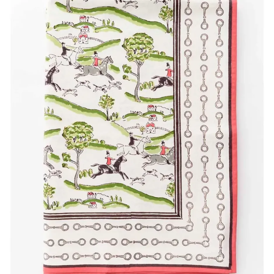 Pomegranate Inc Hunt Scene Tablecloth^ Tablecloths