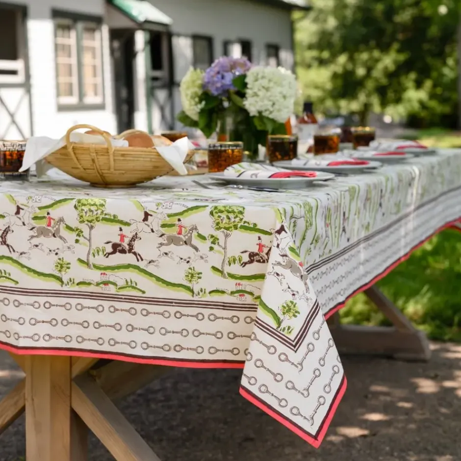 Pomegranate Inc Hunt Scene Tablecloth^ Tablecloths