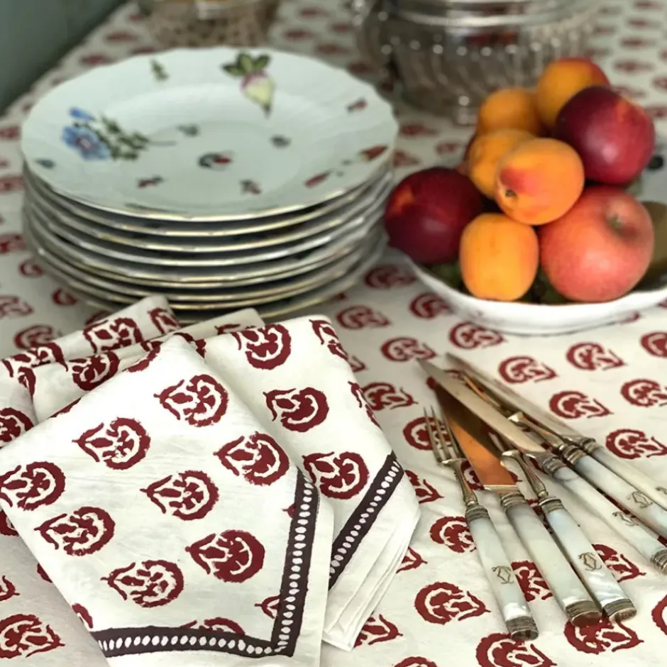 Pomegranate Inc India Hicks Carnations Napkins^ Napkins